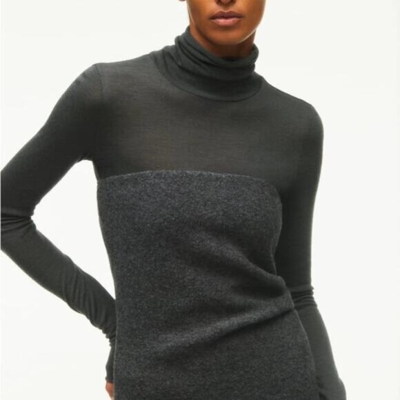 ZARA WOOL DRESS LIMITED EDITION GRAY - Picture 8 of 9